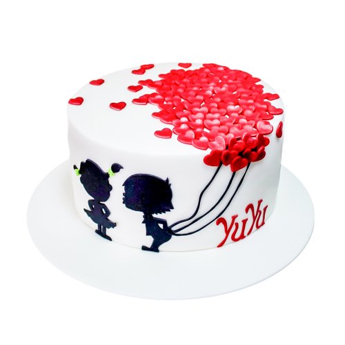 Love Hearts Cake 